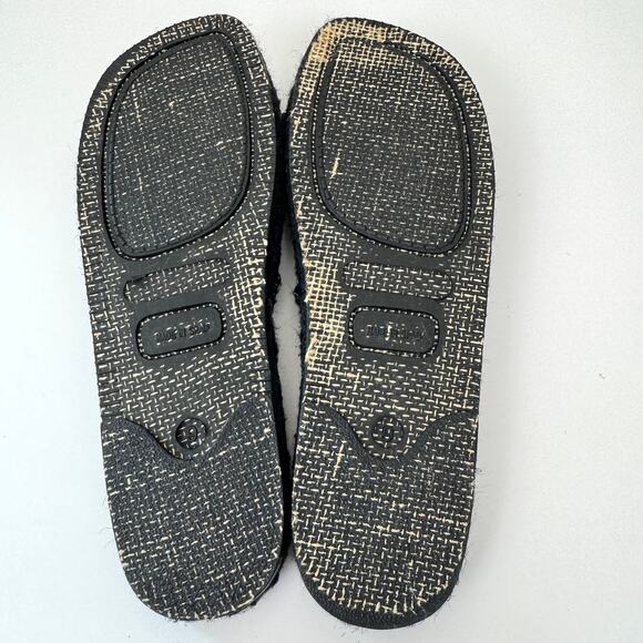 Everlane Womens Espadrille Sandals Size 9 Leather Jute Minimal Summer Black - Picture 7 of 8